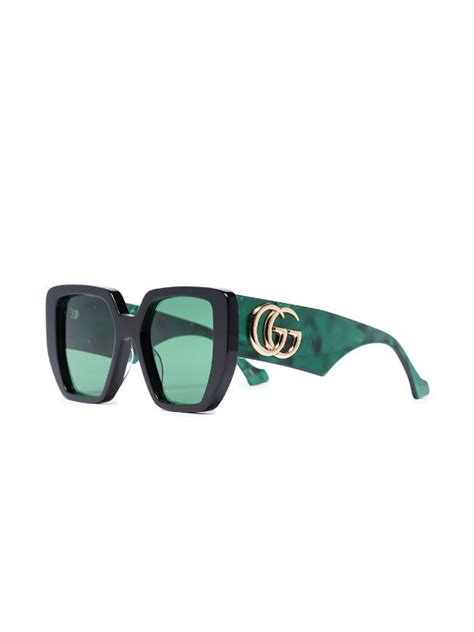 55mm oversized sunglasses gucci|gucci men's square frame sunglasses.